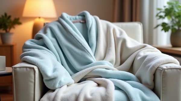 Un peignoir femme polaire doux et absorbant pour la maison